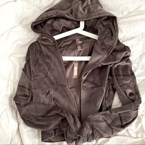 Skims velour track suit set - amethyst